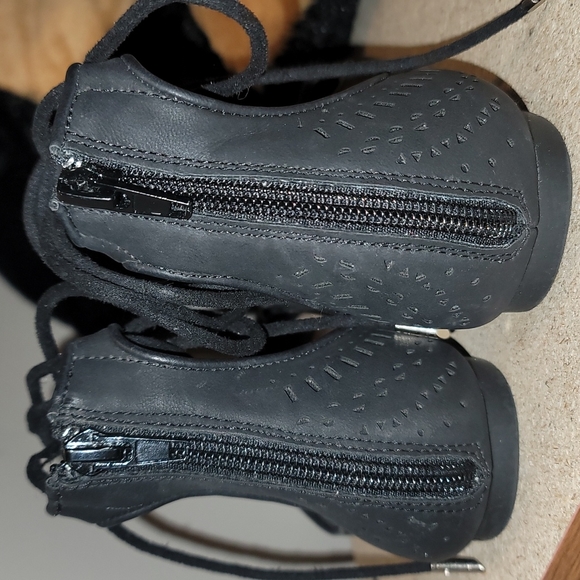 Black Call it Spring Lace up the Ankle Flat Shoes - Picture 7 of 8